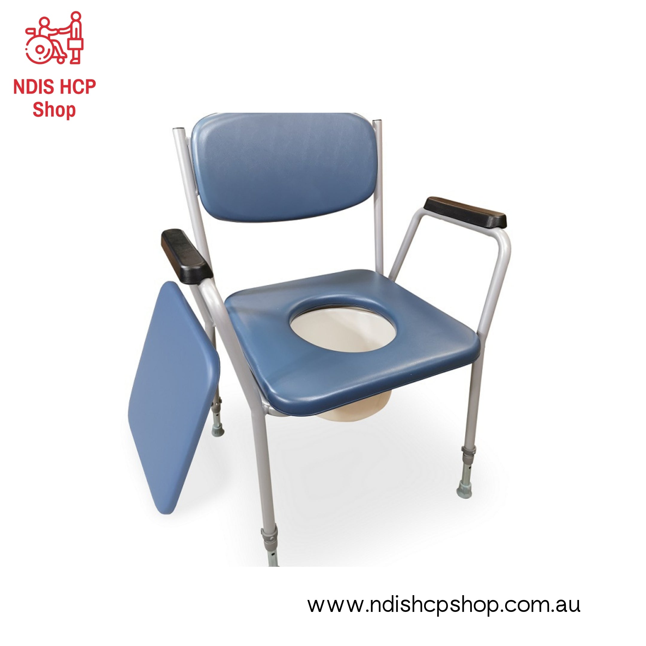Deluxe Aluminum Bedside Commode