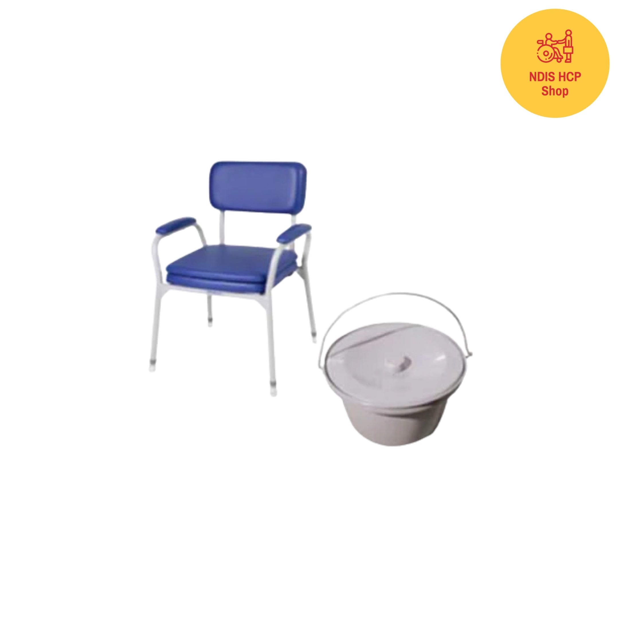 Deluxe Aluminum Bedside Commode